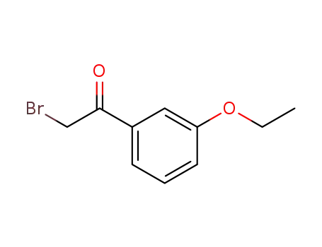 Molecular Structure of 103793-40-4 (Ethanone, 2-bromo-1-(3-ethoxyphenyl)-)
