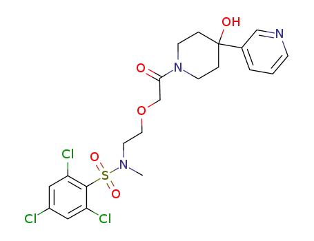 2,4,6-trichloro-N-{2-[2-(4'-hydroxy-3',4',5',6'-tetrahydro-2'H-[3,4']bipyridinyl-1'-yl)-2-oxo-ethoxy]-ethyl}-N-methyl-phenylsulfonamide