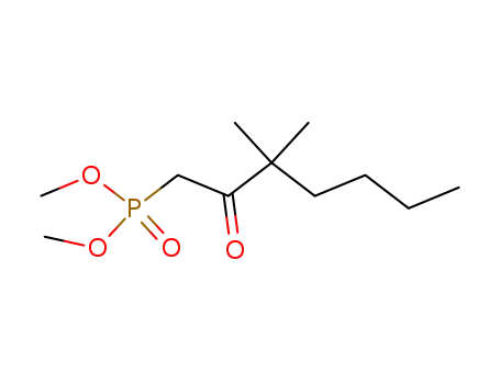 Molecular Structure of 39746-15-1 (DIMETHYL 3,3-DIMETHYL-2-OXOHEPTYLPHOSPHONATE)