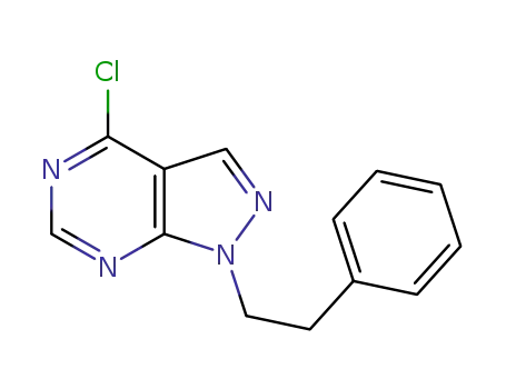 4-chloro-1-(2-phenylethyl)-1H-pyrazolo[3,4-d]pyrimidine