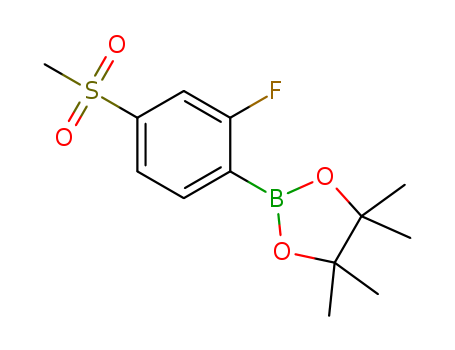 2-(2-fluoro-4-(Methylsulfonyl)phenyl)-4,4,5,5-tetraMethyl-1,3,2-dioxaborolane