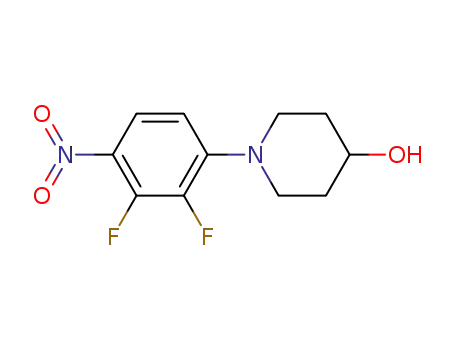 4-Piperidinol, 1-(2,3-difluoro-4-nitrophenyl)-