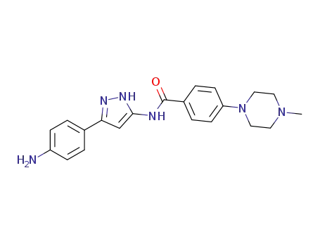 N-[3-(4-aminophenyl)-1H-5-pyrazolyl]-4-(4-methylpiperazino)benzamide