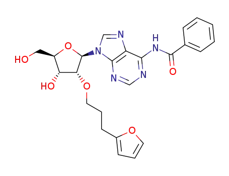 2'-O-(3-(furan-2-yl)-propyl)-6-N-benzoyladenosine
