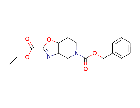 5-benzyl 2-ethyl 4H,5H,6H,7H-[1,3]oxazolo[4,5-c]pyridine-2,5-dicarboxylate