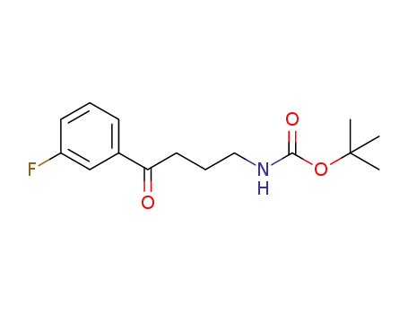 tert-butyl (4-(3-fluorophenyl)-4-oxobutyl)carbamate