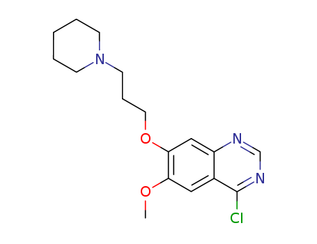 4-CHLORO-6-METHOXY-7-(3-(PIPERIDIN-1-YL)PROPOXY)QUINAZOLINE