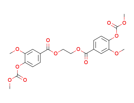 ethane-1,2-diyl bis-[3-methoxy-4-[(methoxycarbonyl)oxy]benzoate]