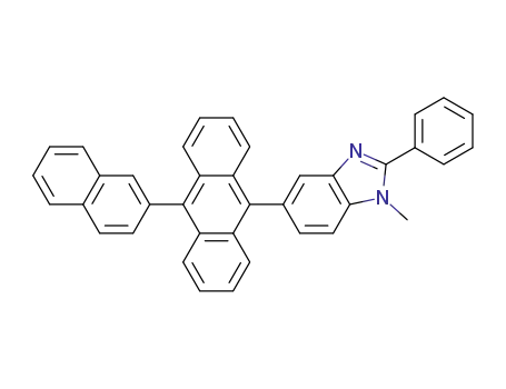 1-methyl-5-(10-naphthalene-2-yl-anthracene-9-yl)-2-phenyl-1H-benzimidazole