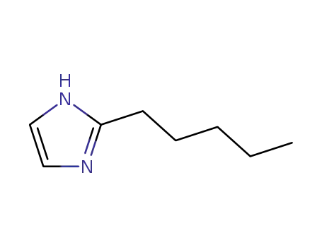 Molecular Structure of 33214-19-6 (1H-Imidazole, 2-pentyl-)