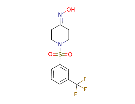 1-(3-(trifluoroMethyl)phenylsulfonyl)piperidin-4-one oxiMe