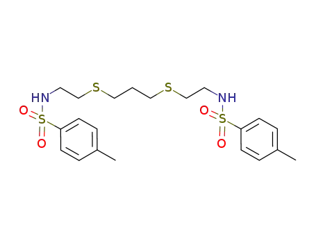 N,N′-((propane-1,3-diylbis(sulfanediyl))bis(ethane-2,1-diyl))bis(4-methylbenzenesulfonamide)