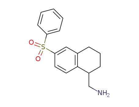 C-(6-benzenesulfonyl-1,2,3,4-tetrahydro-naphthalen-1-yl)-methylamine