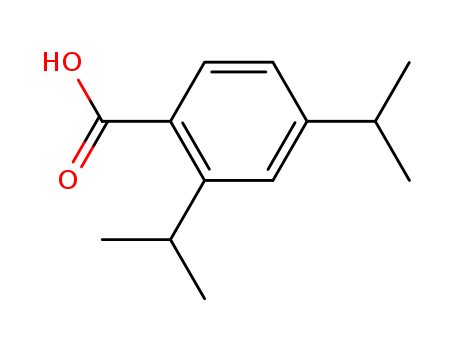 Benzoic acid,2,4-bis(1-methylethyl)-