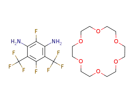 C<sub>8</sub>H<sub>4</sub>F<sub>8</sub>N<sub>2</sub>*C<sub>12</sub>H<sub>24</sub>O<sub>6</sub>
