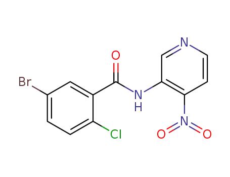 5-bromo-2-chloro-N-(4-nitro-pyridin-3-yl)-benzamide