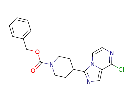 benzyl 4-(8-chloroimidazo[1,5-a]pyrazin-3-yl)piperidine-1-carboxylate