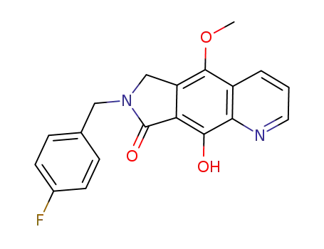 8H-Pyrrolo[3,4-g]quinolin-8-one,
7-[(4-fluorophenyl)methyl]-6,7-dihydro-9-hydroxy-5-methoxy-