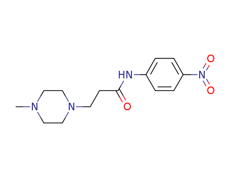 3-(4-methylpiperazin-1-yl)-N-(4-nitrophenyl)propanamide