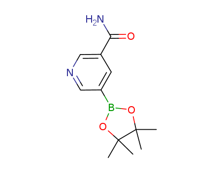 5-(4,4,5,5-tetramethyl-1,3,2-dioxaborolan-2-yl)nicotinamide