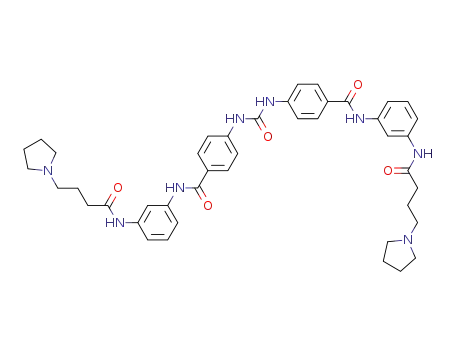 1,3-bis(4-(3-(4-(pyrrolidin-1-yl)butanamido)phenylcarbamoyl)phenyl)urea