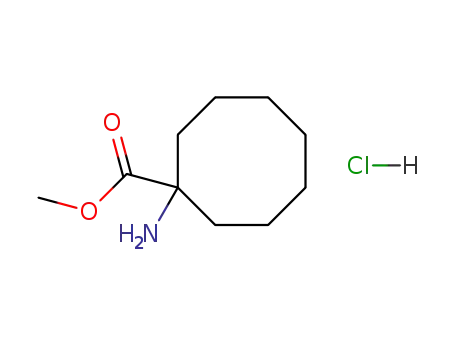 Molecular Structure of 92398-52-2 (Methyl 1-aMinocyclooctanecarboxylate hydrochloride)