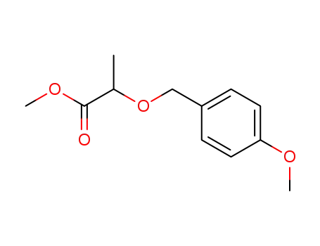 Molecular Structure of 865620-61-7 (methyl 2-(4-methoxybenzyloxy)propionate)