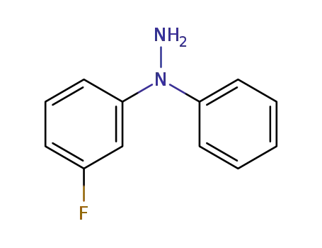 Molecular Structure of 914654-71-0 (Hydrazine, 1-(3-fluorophenyl)-1-phenyl-)
