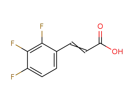 Molecular Structure of 207742-85-6 (2,3,4-Trifluorocinnamic acid)