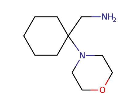 Molecular Structure of 64269-03-0 (C-(1-MORPHOLIN-4-YL-CYCLOHEXYL)-METHYLAMINE)