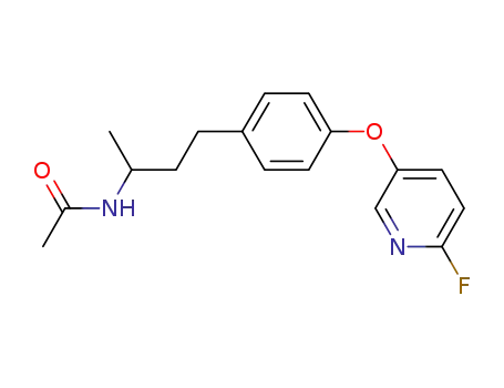 N-{3-[4-(6-fluoropyridin-3-yloxy)phenyl]-1-methylpropyl}acetamide