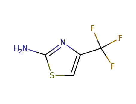 Molecular Structure of 349-49-5 (4-TRIFLUOROMETHYL-THIAZOL-2-YLAMINE)