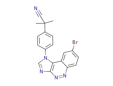 2-(4-(8-bromo-1H-imidazo[4,5-c]cinnolin-1-yl)phenyl)-2-methylpropanenitrile