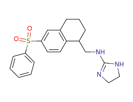 (6-benzenesulfonyl-1,2,3,4-tetrahydro-naphthalen-1-ylmethyl)-(4,5-dihydro-1H-imidazol-2-yl)-amine