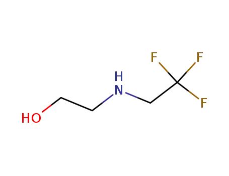 Molecular Structure of 371-99-3 (2-[(2,2,2-trifluoroethyl)amino]ethanol)