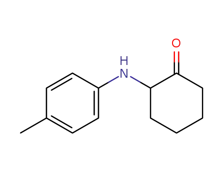 Molecular Structure of 107272-60-6 (2-(p-tolylamino)cyclohexanone)