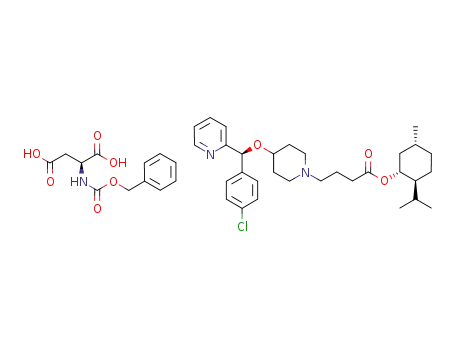 (S)-bepotastine L-menthyl ester N-benzyloxycarbonyl-L-aspartate