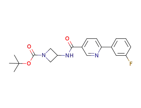 tert-butyl 3-(2-(3-fluorophenyl)nicotinamido)azetidine-1-carboxylate