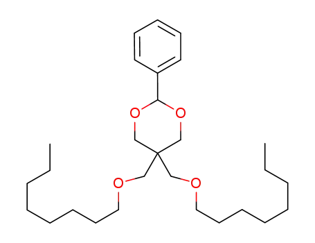 Molecular Structure of 1191028-17-7 (5,5'-bis(octyloxymethyl)-2-phenyl-1,3-dioxane)