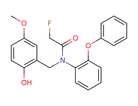 2-fluoro-N-(2-hydroxy-5-methoxybenzyl)-N-(2-phenoxyphenyl)-acetamide
