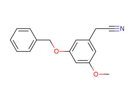 Benzeneacetonitrile, 3-methoxy-5-(phenylmethoxy)-