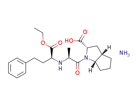 Molecular Structure of 1028843-43-7 (ramipril-ammonia)