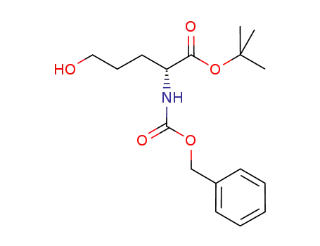 Molecular Structure of 125076-26-8 (2-BenzyloxycarbonylaMino-5-hydroxy-pentanoicacidtert-butylester)