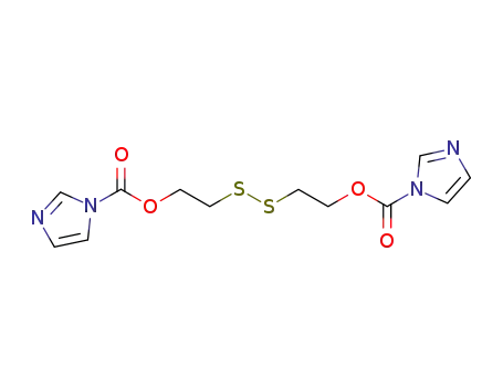 Molecular Structure of 877865-61-7 (dithio-bis(ethyl 1H-imidazole-1-carboxylate))