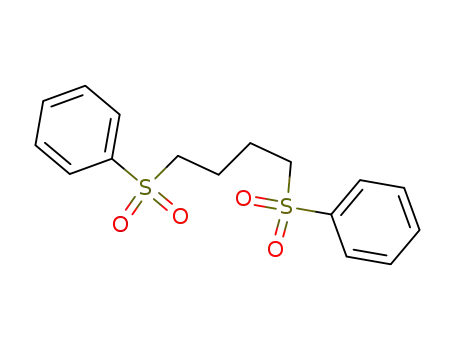 Molecular Structure of 53893-42-8 (DIOXO(PHENYL)[4-(PHENYLSULFONYL)BUTYL]-LAMBDA6-SULFANE)