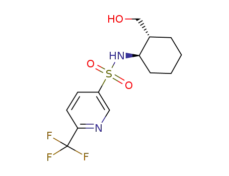 N-((1R,2R)-2-(hydroxymethyl)cyclohexyl)-6-(trifluoromethyl)pyridine-3-sulfonamide