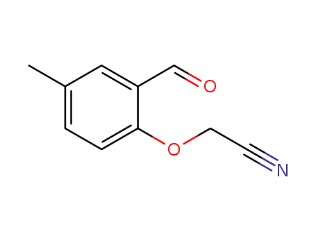 2-(2-formyl-4-methylphenoxy)acetonitrile