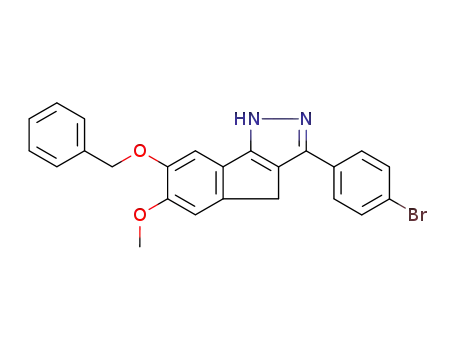 7-(benzyloxy)-3-(4-bromophenyl)-6-methoxy-1,4-dihydroindeno[1,2-c]pyrazole