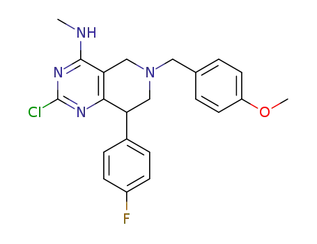 2-chloro-8-(4-fluorophenyl)-6-(4-methoxybenzyl)-N-methyl-5,6,7,8-tetrahydropyrido[4,3-d]pyrimidin-4-amine