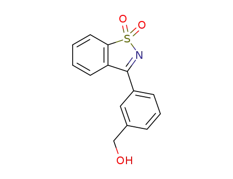 3-(3-hydroxymethyl-phenyl)-1,2-benzothiazole 1,1-dioxide